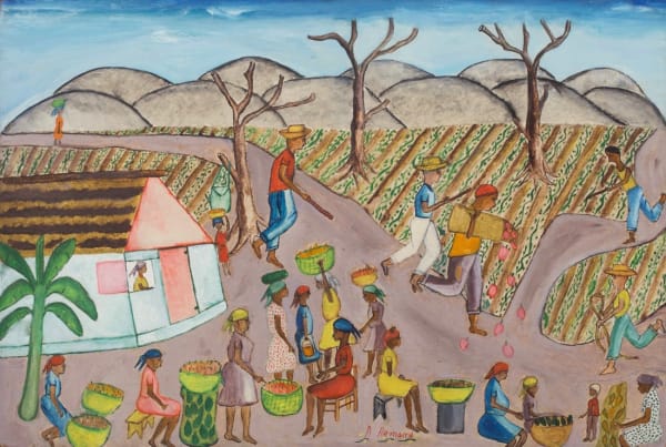 A. Armand - Chasing a Market Thief, c. 1960