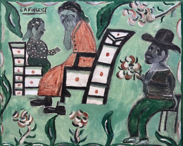 Wesner Laforest, Baron Samedi Visit, 1950's