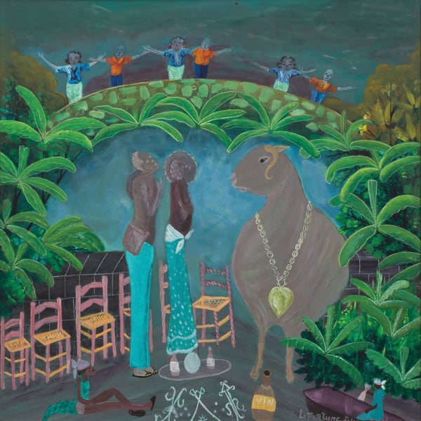 Lafortune Felix, Toro Ceremony with Veve, 1984