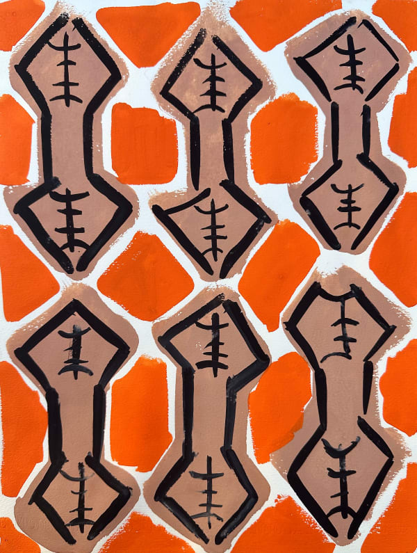 Luckner Lazard, Untitled (Absract Identity symbols) , 1960's