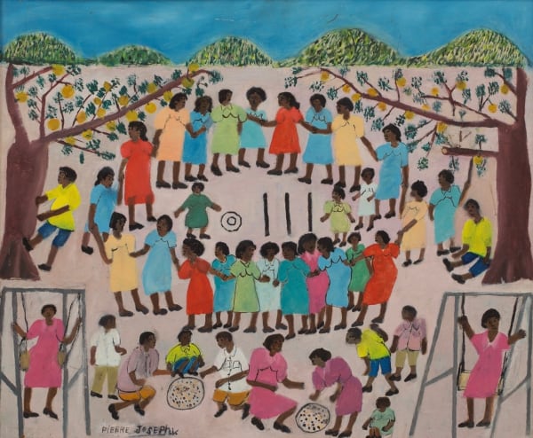 Pierre Joseph-Valcin, School Yard, c. 1968