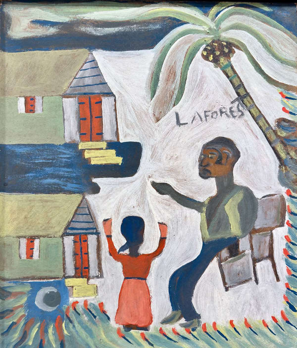 Wesner Laforest, Untitled (Baron Samedi Adoration ), 1950's