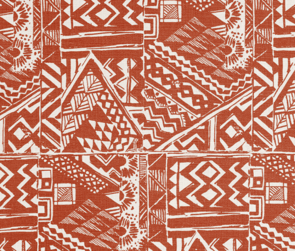 Sgraffito in Red by Adam Bray for Soane Britain. 1 of 6 Colourways. Fabric details available here.