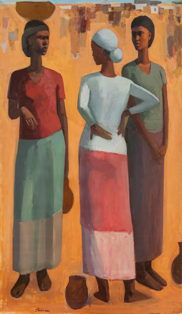 Tadesse Mesfin, Column of Rhythm II, 2022