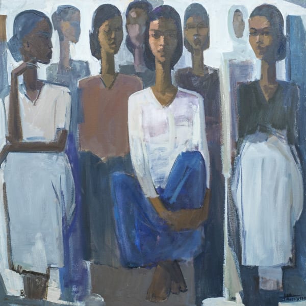 Tadesse Mesfin, Pillars of Life: Waiting, 2018