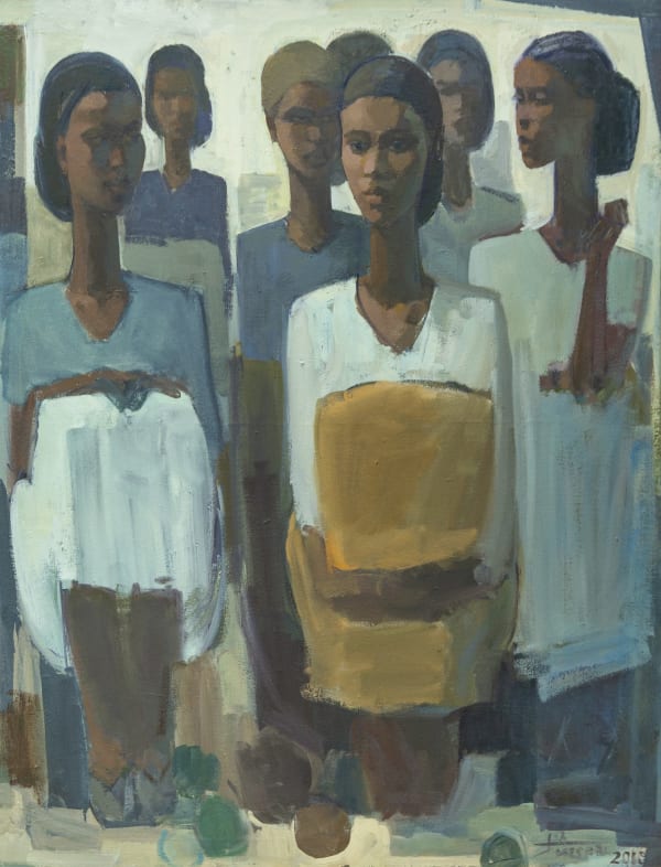 Tadesse Mesfin Pillars of Life: Gathering, 2019