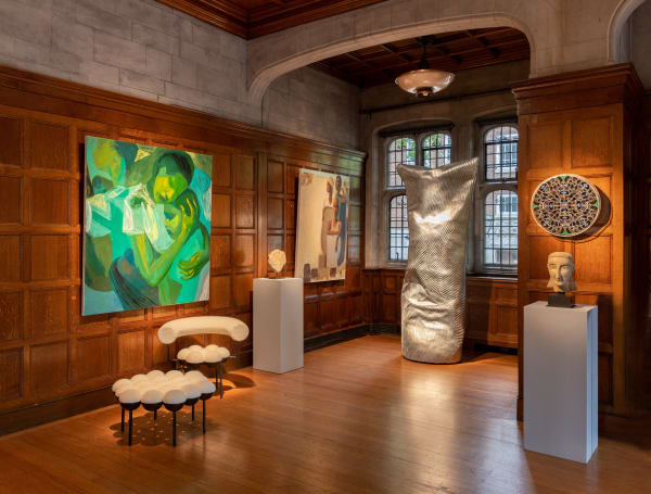 Installation view of Eye of the Collector. Courtesy of Lucy Emms.