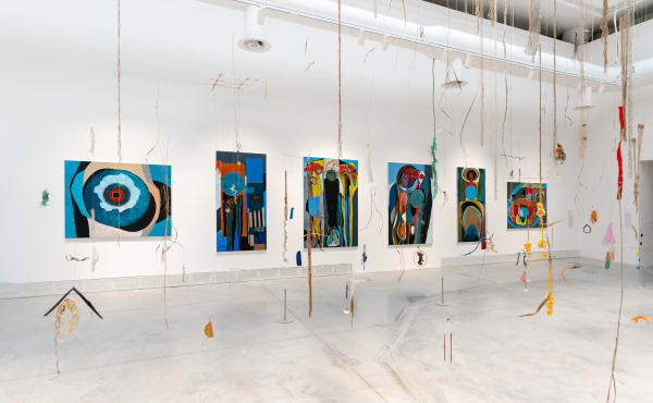 Installation image of Merikokeb Berhanu in The Milk of Dreams at La Biennale di Venezia Courtesy of Lucy Emms and...