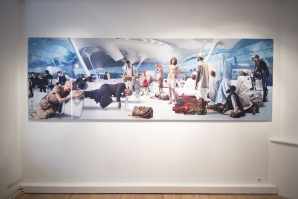 "AES+F 'The Trilogy Plus'": exhibition view Aeroplastics @ Rue Blanche, Brussels, 2015