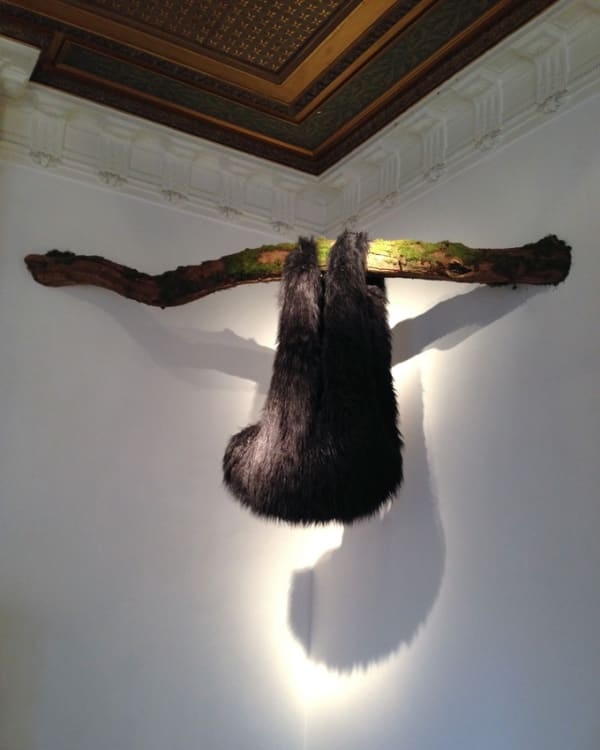 ''Elodie Antoine: Delinquescence'': exhibition view Aeroplastics @ Rue Blanche str, 2015.