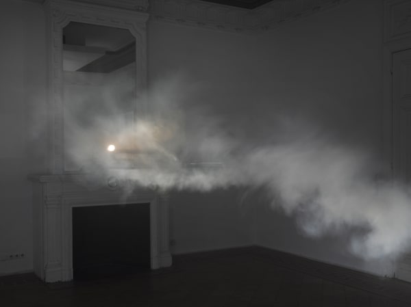 "HeHe - Antroposphere": installation view / Aeroplastics @ Rue Blanche Str., Brussels, 2014 / Flyrony (2010)