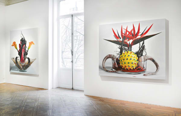 "Till Rabus - Fearless Realism": exhibition view Aeroplastics, Rue Blanche Str., Brussels, 2013.