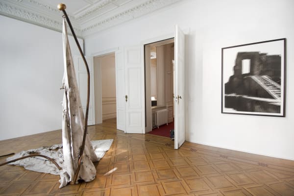 John Isaacs 'Only Words' : exhibition view Aeroplastics @ Rue Blanche, Brussels, 2016.