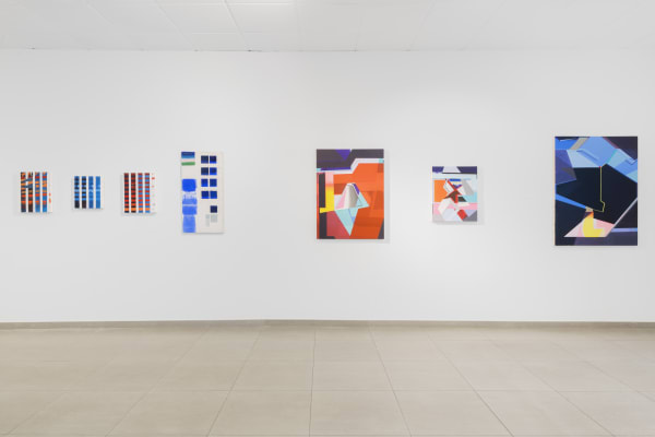 Come What May: installation view of the Showroom/ Aeroplastics at 207VDK, 2021. Ph: © hv studio / works by Tanya GOEL, Danny ROLPH