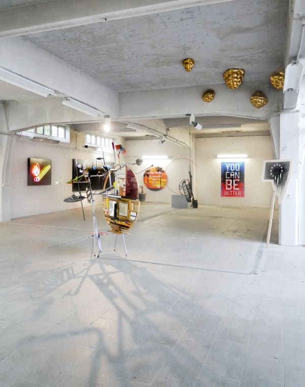 Come What May. Rebooted: installation view of the Atelier / Aeroplastics at 207VDK, 2021, Ph: © Aeroplastics