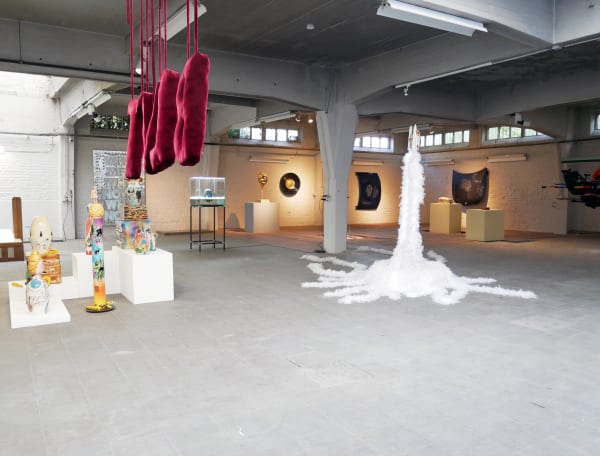 Eyes Wide Open: installation view of the Atelier / Aeroplastics at 207VDK, 2022