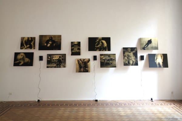 installation view at Aeroplastics, Rue Blanche, 2007