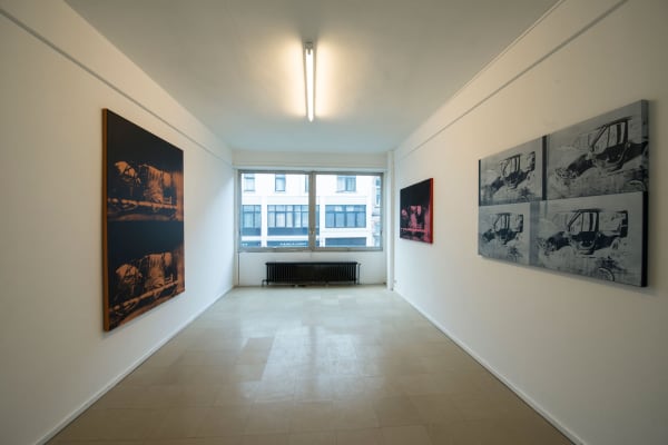 'Abstracted#1: works by Gavin TURK' Installation view at Aeroplastics @ WASHINGTON186, Brussels, 2017
