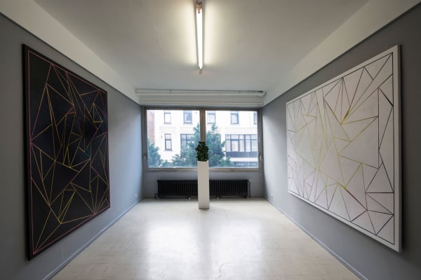 'Abstracted#1: works by Joachim ELZMANN' Installation view at Aeroplastics @ WASHINGTON186, Brussels, 2017