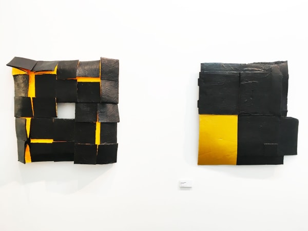 'Abstracted#1: works by Joachim ELZMANN' Installation view at Aeroplastics @ WASHINGTON186, Brussels, 2017