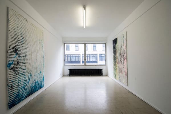 'Abstracted#1: works by Koen DELAERE' Installation view at Aeroplastics @ WASHINGTON186, Brussels, 2017