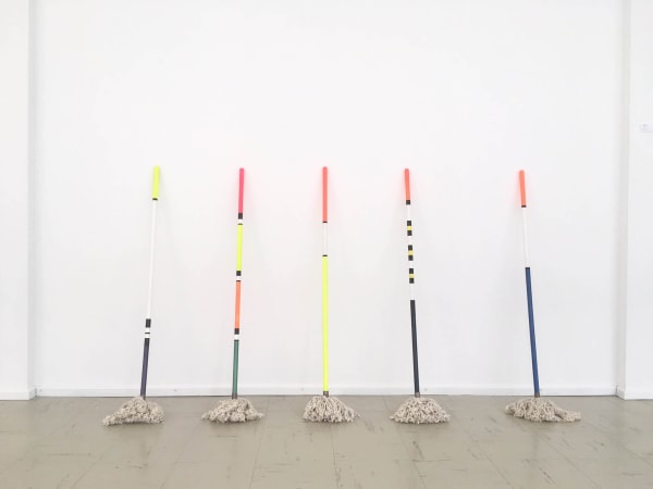 'Abstracted#1: works by Tom DALE' Installation view at Aeroplastics @ WASHINGTON186, Brussels, 2017