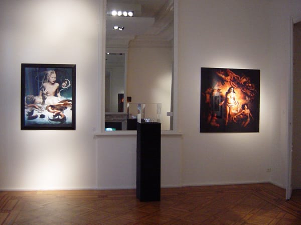 Female Turbulence: exhibition view / group show at Aeroplastics, Rue Blanche Str, Brussels / works by Cornelie TOLLENS, Dana WYSE, Michal CHELBIN