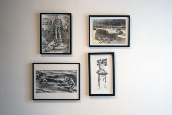 'All I want is you...and you...and you': exhibition view / Aeroplastics, Rue Blanche Str., 2006 / works by Robert McNALLY