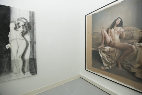 'All I want is you...and you...and you': exhibition view / Aeroplastics, Rue Blanche Str., 2006 / works by David NICHOLSON