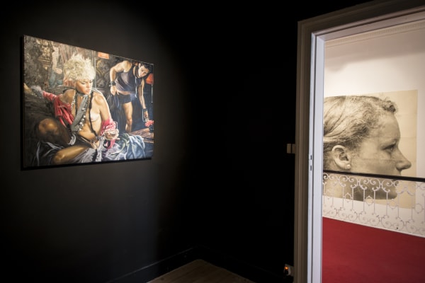'All I want is you...and you...and you': exhibition view / Aeroplastics, Rue Blanche Str., 2006 / works by Terry ROSGERS, Till FREIWALD