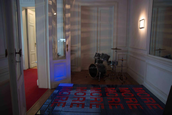 ''Filip Markiewicz. Making Love To Your Ego'' Installation view at Aeroplastics @ Rue Blanche, 2016.
