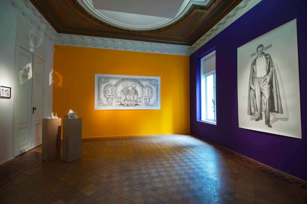 ''Filip Markiewicz. Making Love To Your Ego'' Installation view at Aeroplastics @ Rue Blanche, 2016.