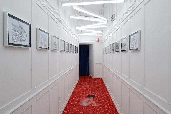 ''Filip Markiewicz. Making Love To Your Ego'' Installation view at Aeroplastics @ Rue Blanche, 2016. Ph. Christian Mosar