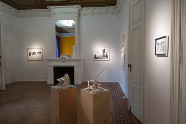 'Emmanuel Régent': exhibition view / Aeroplastics @ Rue Blanche Str., Brussels, 2016