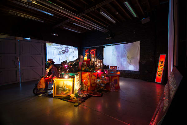 Forever / Bubox, Kortrijk, 2016 / 'Clusterfuck 4' installation by Tracey SNELLING