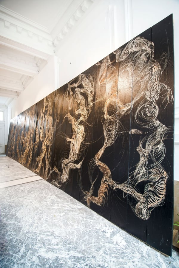 "Prememories": exhibition view Aeroplastics @ Rue Blanche, Brussels, 2016 work by Charley Case