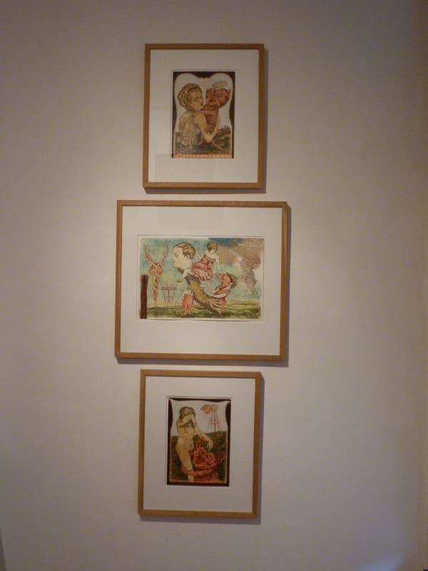 ''Dark Ages'' / exhibition view at Aeroplastics, Rue Blanche Str., 2015-2016 / works by Umberto CHIODI
