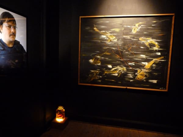 ''Dark Ages'' / exhibition view at Aeroplastics, Rue Blanche Str., 2015-2016 / works by Emilio LOPEZ MENCHERO, GELITIN, Werner BÜTTNER
