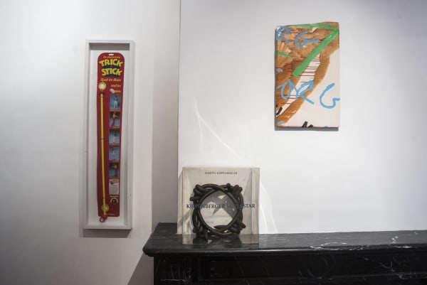 ''Dark Ages'' / exhibition view at Aeroplastics, Rue Blanche Str., 2015-2016 / works by Martin KIPPENBERGER