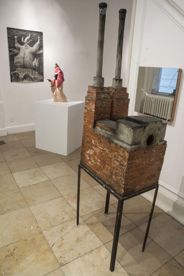 ''Dark Ages'' / exhibition view at Aeroplastics, Rue Blanche Str., 2015-2016.