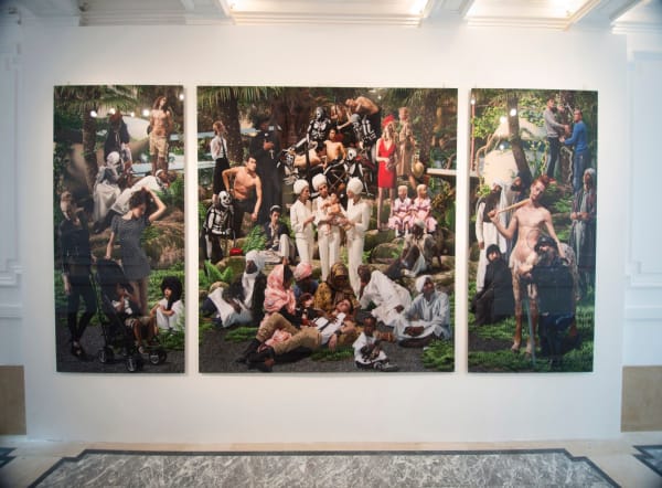 "AES+F 'The Trilogy Plus'": exhibition view Aeroplastics @ Rue Blanche, Brussels, 2015
