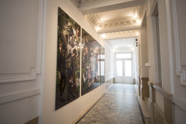 "AES+F 'The Trilogy Plus'": exhibition view Aeroplastics @ Rue Blanche, Brussels, 2015