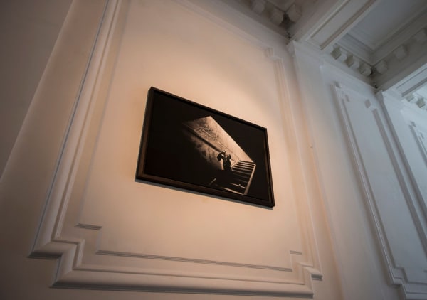 "Humble Me" Aeroplastics, 2015 Installation view with artworks by Shadi GHADIRIAN