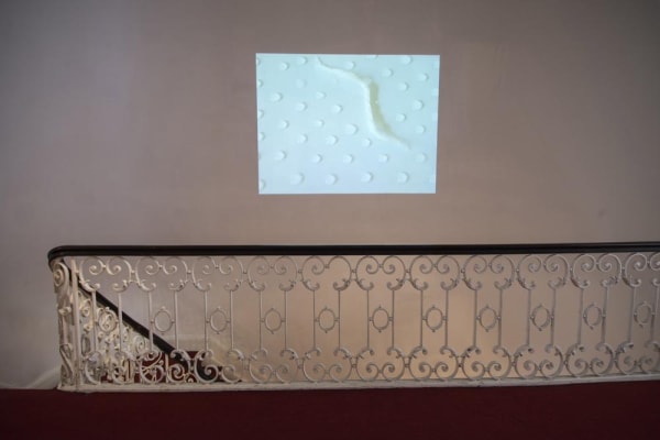 ''Elodie Antoine: Delinquescence'': exhibition view Aeroplastics @ Rue Blanche str, 2015.