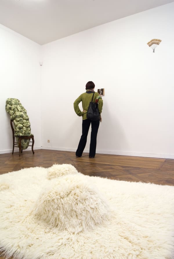 ''Elodie Antoine: Delinquescence'': exhibition view Aeroplastics @ Rue Blanche str, 2015.