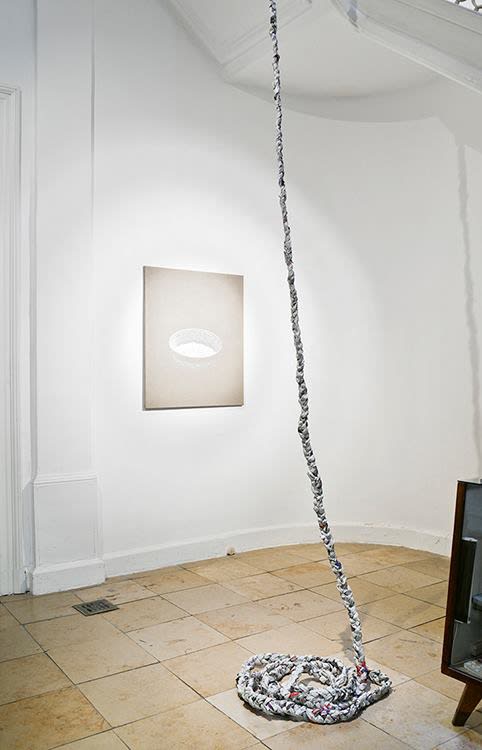 "MingJun Luo - Guanxi'": exhibition view Aeroplastics @ Rue Blanche, Brussels, 2014