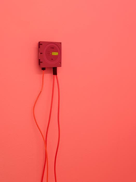 "HeHe - Antroposphere": installation view / Aeroplastics @ Rue Blanche, Brussels, 2014 / Million Parts (2007)