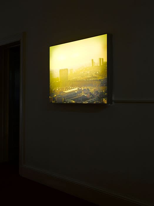 "HeHe - Antroposphere": installation view / Aeroplastics @ Rue Blanche Str., Brussels, 2014 / Air de Bruxelles (2014)
