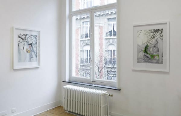 "Till Rabus - Fearless Realism": exhibition view Aeroplastics, Rue Blanche Str., Brussels, 2013.