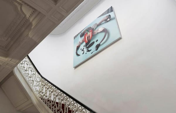 "Till Rabus - Fearless Realism": exhibition view Aeroplastics, Rue Blanche Str., Brussels, 2013.